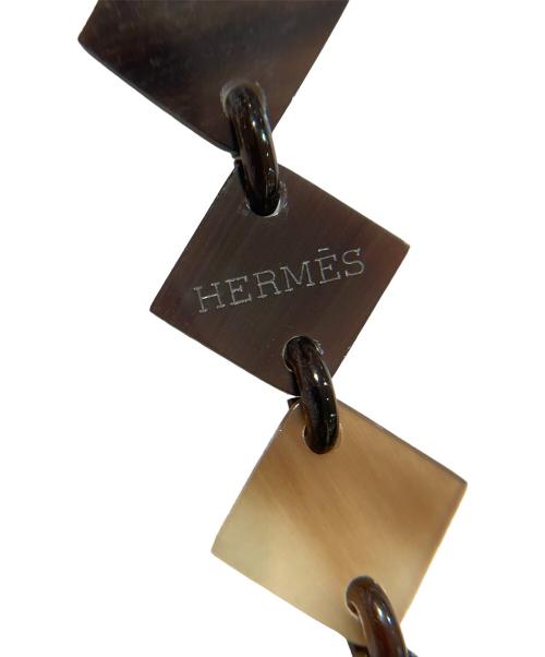 HERMES（エルメス）HERMES (エルメス) バッファローホーンネックレスの古着・服飾アイテム
