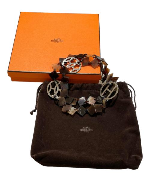 HERMES（エルメス）HERMES (エルメス) バッファローホーンネックレスの古着・服飾アイテム