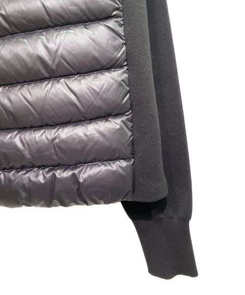 MONCLER（モンクレール）MONCLER (モンクレール) CARDIGAN/ダウン切替カーディガン ブラック サイズ:Sの古着・服飾アイテム