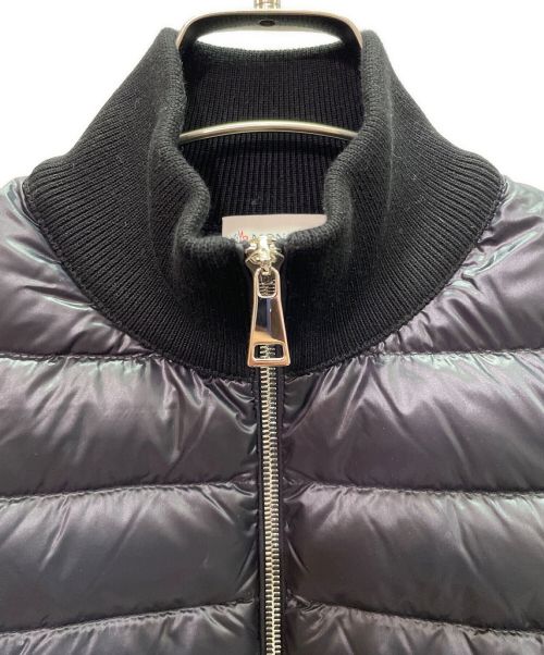 MONCLER（モンクレール）MONCLER (モンクレール) CARDIGAN/ダウン切替カーディガン ブラック サイズ:Sの古着・服飾アイテム