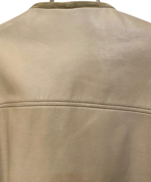 BOTTEGA VENETA（ボッテガベネタ）BOTTEGA VENETA (ボッテガベネタ) スウェード切替レザーブルゾン オリーブ サイズ:48の古着・服飾アイテム