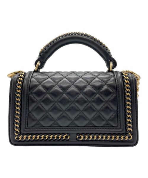 CHANEL（シャネル）CHANEL (シャネル) チェーンショルダーバッグ ブラックの古着・服飾アイテム