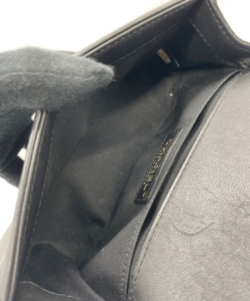 CHANEL（シャネル）CHANEL (シャネル) ボーイシャネル トップハンドル2wayバッグ ブラックの古着・服飾アイテム