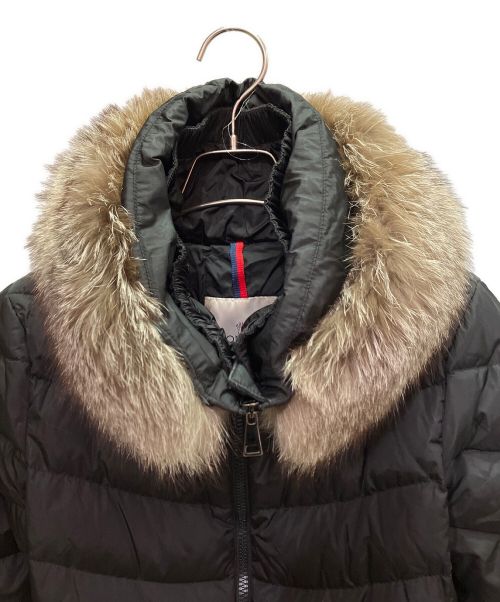 MONCLER（モンクレール）MONCLER (モンクレール) MIRIELON/ファーダウンコート ブラック サイズ:00の古着・服飾アイテム