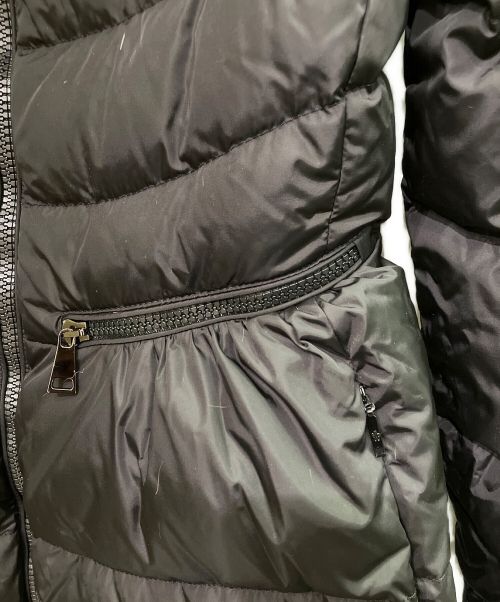 MONCLER（モンクレール）MONCLER (モンクレール) MIRIELON/ファーダウンコート ブラック サイズ:00の古着・服飾アイテム