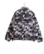 LOUIS VUITTONルイ ヴィトン）の古着「リバーシブル カモダブルフェイス コーチ ジャケット」｜スカイブルー×グレー