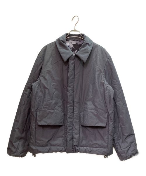 LOUIS VUITTON（ルイ ヴィトン）LOUIS VUITTON (ルイ ヴィトン) リバーシブル カモダブルフェイス コーチ ジャケット スカイブルー×グレー サイズ:48の古着・服飾アイテム