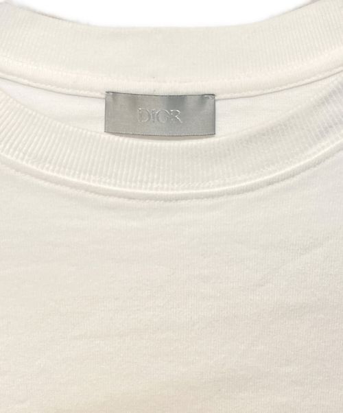 Christian Dior（クリスチャン ディオール）Christian Dior (クリスチャン ディオール) Shawn Stussy (ショーン・ステューシー) 半袖ポケットカットソー ×Shawn Stussy（ショーン・ステューシー） ホワイト サイズ:Sの古着・服飾アイテム