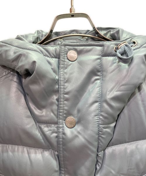 HERMES（エルメス）HERMES (エルメス) フーデットダウンベスト スカイブルー サイズ:46の古着・服飾アイテム