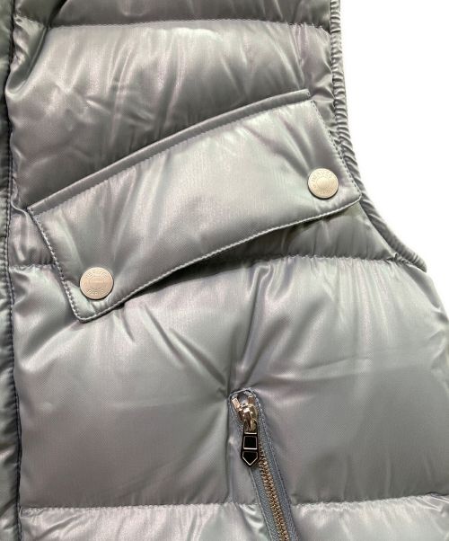 HERMES（エルメス）HERMES (エルメス) フーデットダウンベスト スカイブルー サイズ:46の古着・服飾アイテム