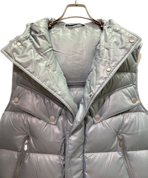 HERMES（エルメス）HERMES (エルメス) フーデットダウンベスト スカイブルー サイズ:46の古着・服飾アイテム