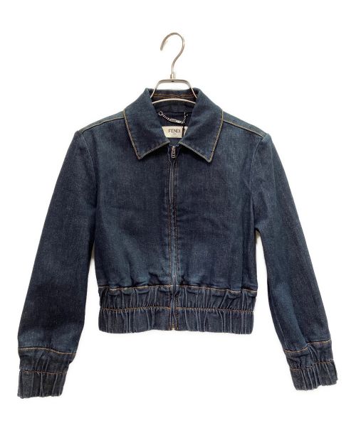 FENDI（フェンディ）FENDI (フェンディ) デニムジップアップジャケット インディゴ サイズ:36の古着・服飾アイテム