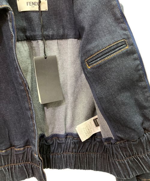 FENDI（フェンディ）FENDI (フェンディ) デニムジップアップジャケット インディゴ サイズ:36の古着・服飾アイテム
