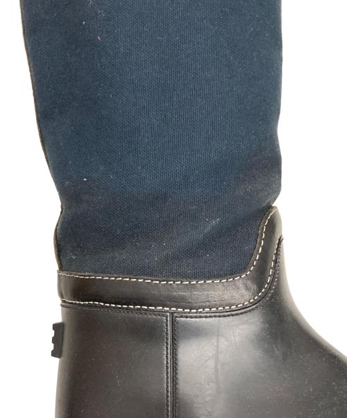 Chloe（クロエ）Chloe (クロエ) ハンティングレインブーツ ブラック×ネイビー サイズ:39の古着・服飾アイテム