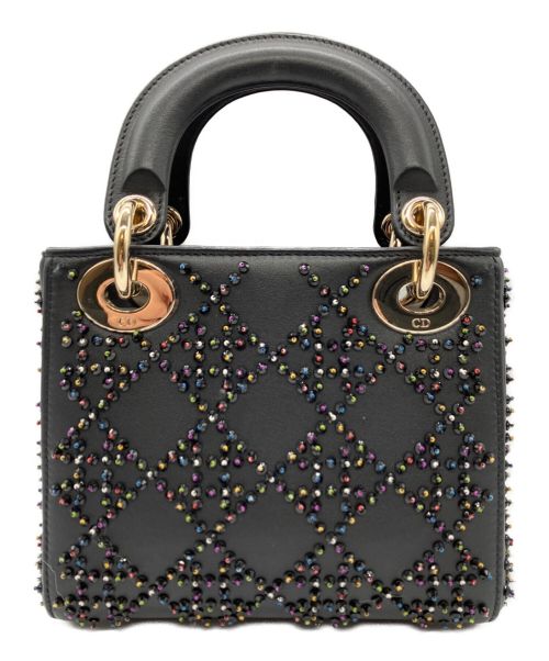 Christian Dior（クリスチャン ディオール）Christian Dior (クリスチャン ディオール) ミニビジューハンドバッグ ブラックの古着・服飾アイテム
