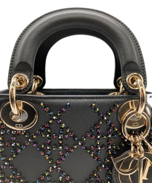 Christian Dior（クリスチャン ディオール）Christian Dior (クリスチャン ディオール) ミニビジューハンドバッグ ブラックの古着・服飾アイテム