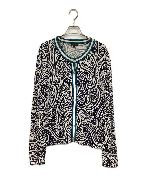 ESCADA（エスカーダ）ESCADA (エスカーダ) カーディガン ネイビー サイズ:Lの古着・服飾アイテム