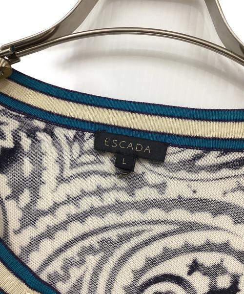 ESCADA（エスカーダ）ESCADA (エスカーダ) カーディガン ネイビー サイズ:Lの古着・服飾アイテム