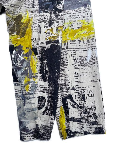 Yohji Yamamoto pour homme（ヨウジヤマモト プールオム）Yohji Yamamoto pour homme (ヨウジヤマモト プールオム) NEWSPAPER STAND COLLAR BLOUSE マルチカラー サイズ:2の古着・服飾アイテム