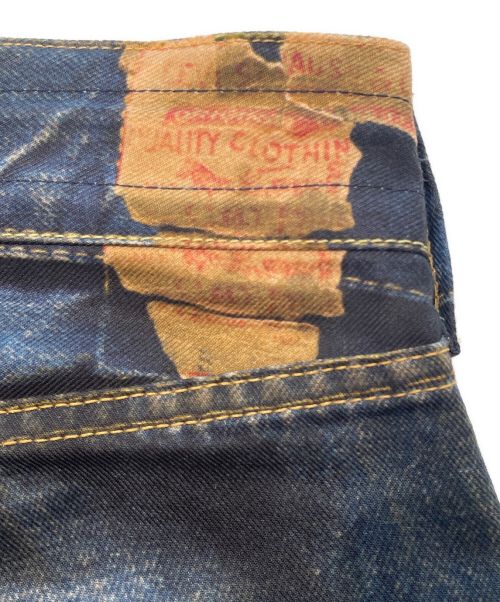 JUNYA WATANABE MAN（ジュンヤワタナベマン）JUNYA WATANABE MAN (ジュンヤワタナベマン) LEVI'S (リーバイス) BerBerJin (ベルベルジン) 転写デニム インディゴ サイズ:Mの古着・服飾アイテム