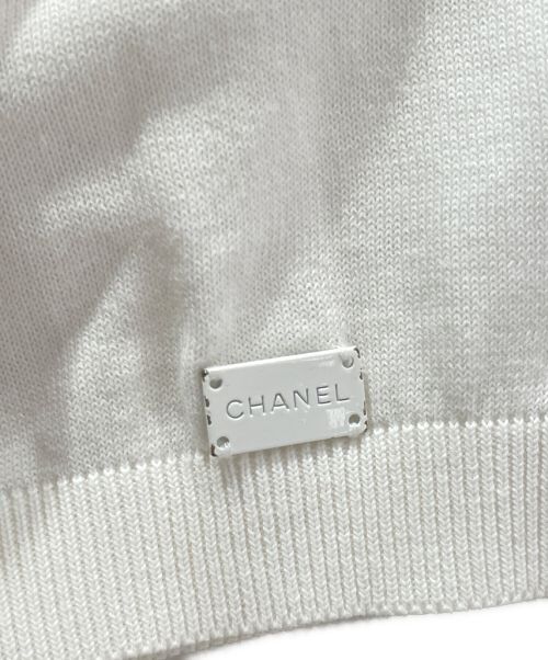 CHANEL（シャネル）CHANEL (シャネル) サマーニット ホワイト サイズ:40の古着・服飾アイテム