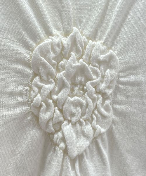 CHANEL（シャネル）CHANEL (シャネル) サマーニット ホワイト サイズ:40の古着・服飾アイテム