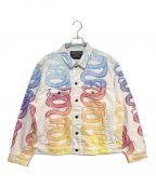 SUPREME×Hysteric Glamourシュプリーム×ヒステリックグラマー）の古着「Snake Denim Trucker Jacket」｜マルチカラー