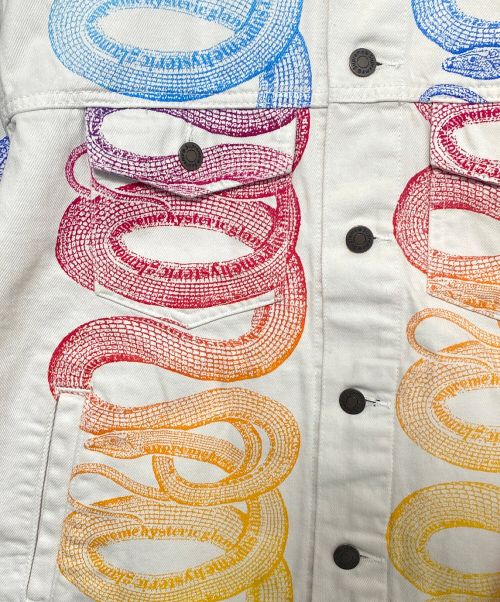 SUPREME（シュプリーム）SUPREME (シュプリーム) Hysteric Glamour (ヒステリックグラマー) Snake Denim Trucker Jacket マルチカラー サイズ:Lの古着・服飾アイテム