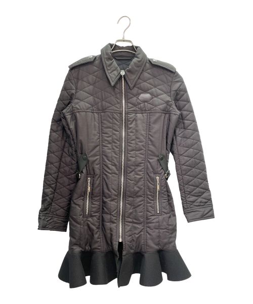 LOUIS VUITTON（ルイ ヴィトン）LOUIS VUITTON (ルイ ヴィトン) デザインナイロンジップジャケット ブラック サイズ:40の古着・服飾アイテム