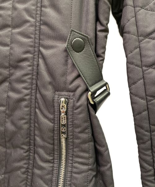 LOUIS VUITTON（ルイ ヴィトン）LOUIS VUITTON (ルイ ヴィトン) デザインナイロンジップジャケット ブラック サイズ:40の古着・服飾アイテム