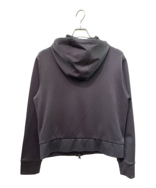 MONCLER（モンクレール）MONCLER (モンクレール) MAGLIA CARDIGAN/ロゴジップパーカー ブラック サイズ:Mの古着・服飾アイテム