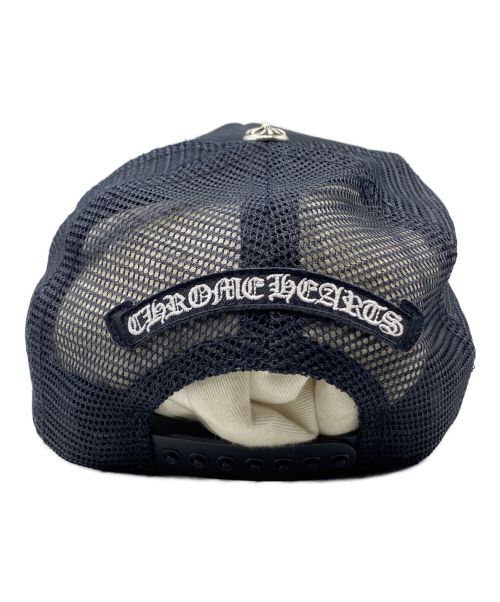 CHROME HEARTS（クロムハーツ）CHROME HEARTS (クロムハーツ) マルチカラークロスメッシュキャップ ブラック サイズ:OS(53-60)の古着・服飾アイテム