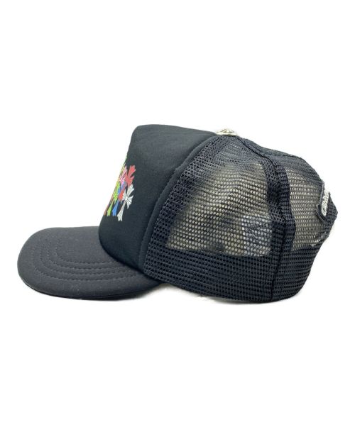 CHROME HEARTS（クロムハーツ）CHROME HEARTS (クロムハーツ) マルチカラークロスメッシュキャップ ブラック サイズ:OS(53-60)の古着・服飾アイテム