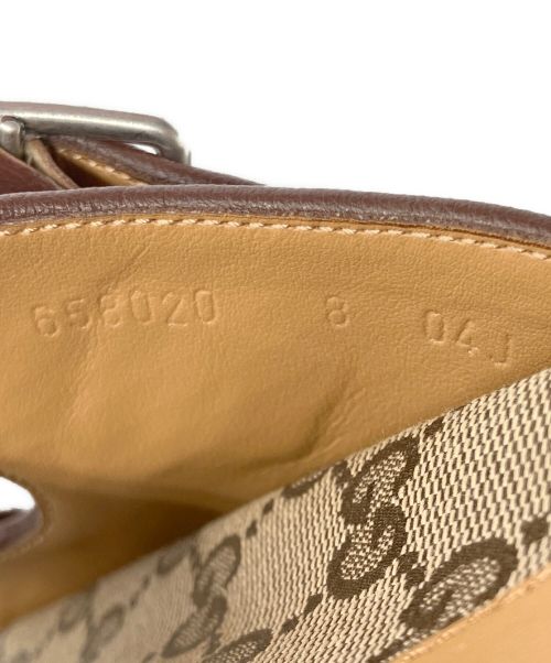 GUCCI（グッチ）GUCCI (グッチ) GGスライドサンダル ベージュ サイズ:8の古着・服飾アイテム