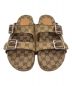 GUCCI (グッチ) GGスライドサンダル ベージュ サイズ:8：34800円