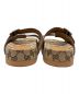中古・古着 GUCCI (グッチ) GGスライドサンダル ベージュ サイズ:8：34800円