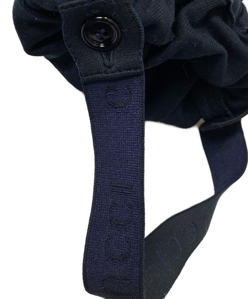 GUCCI（グッチ）GUCCI (グッチ) LOGO PATCH LOOSE PANT ネイビー サイズ:48の古着・服飾アイテム