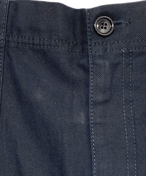 GUCCI（グッチ）GUCCI (グッチ) LOGO PATCH LOOSE PANT ネイビー サイズ:48の古着・服飾アイテム