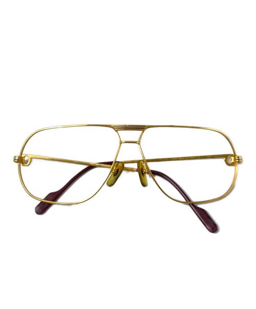 Cartier（カルティエ）Cartier (カルティエ) トリニティヴィンテージサングラス ゴールド サイズ:62□12の古着・服飾アイテム
