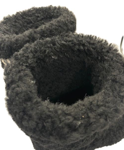 CHANEL（シャネル）CHANEL (シャネル) ムートン切替ブーツ ブラック サイズ:36の古着・服飾アイテム