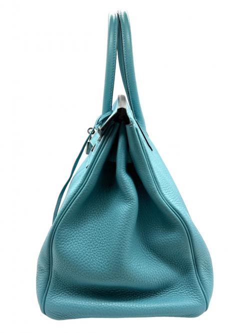 HERMES（エルメス）HERMES (エルメス) バーキン35 スカイブルー×シルバー金具 サイズ:35の古着・服飾アイテム