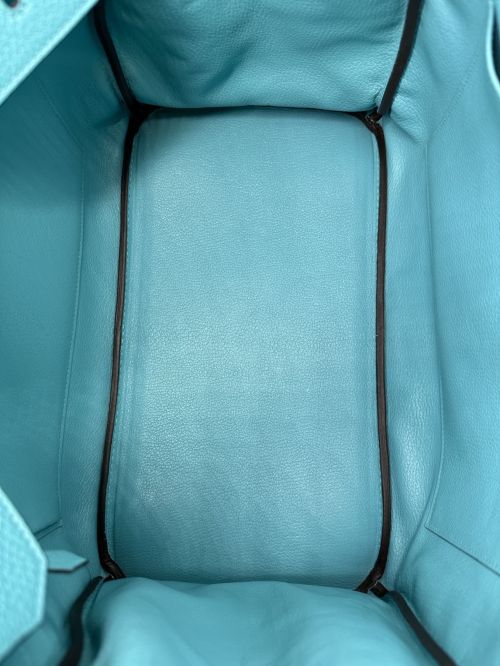 HERMES（エルメス）HERMES (エルメス) バーキン35 スカイブルー×シルバー金具 サイズ:35の古着・服飾アイテム