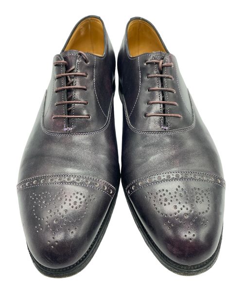 JOHN LOBB（ジョンロブ）JOHN LOBB (ジョンロブ) PAUL SMITH (ポールスミス) メダリオン シューズ パープル サイズ:8 1/2の古着・服飾アイテム