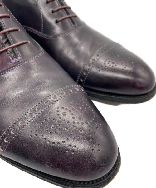 JOHN LOBB（ジョンロブ）JOHN LOBB (ジョンロブ) PAUL SMITH (ポールスミス) メダリオン シューズ パープル サイズ:8 1/2の古着・服飾アイテム