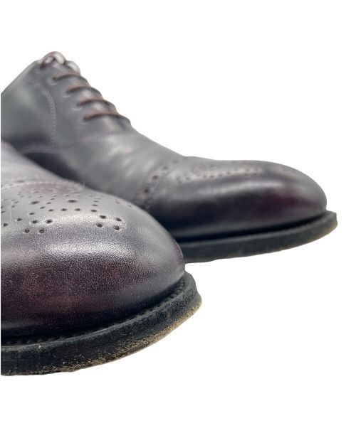 JOHN LOBB（ジョンロブ）JOHN LOBB (ジョンロブ) PAUL SMITH (ポールスミス) メダリオン シューズ パープル サイズ:8 1/2の古着・服飾アイテム