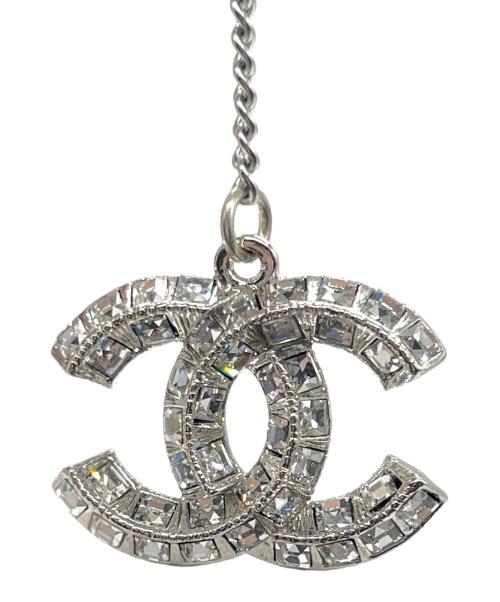 CHANEL（シャネル）CHANEL (シャネル) ココマークラインストーンピアスの古着・服飾アイテム