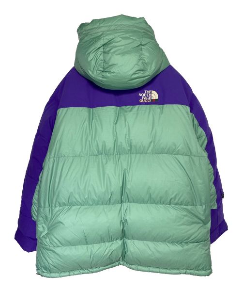 GUCCI（グッチ）GUCCI (グッチ) THE NORTH FACE (ザ ノース フェイス) ダウンジャケット ミント×パープル サイズ:XXLの古着・服飾アイテム