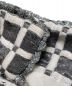 中古・古着 CHANEL (シャネル) ラメ台形スカート ライトグレー×ホワイト サイズ:34：85000円