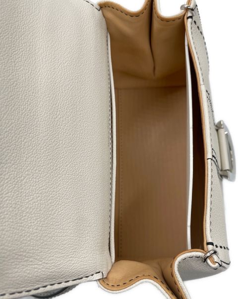 DELVAUX（デルヴォー）DELVAUX (デルヴォー) Brillant Mini Surpique ホワイトの古着・服飾アイテム