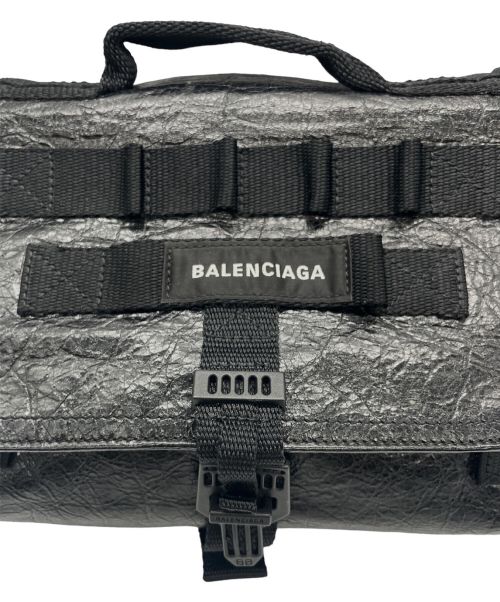 BALENCIAGA（バレンシアガ）BALENCIAGA (バレンシアガ) アーミーメッセンジャーバッグ S ブラックの古着・服飾アイテム